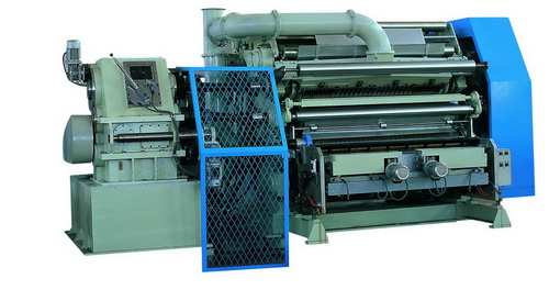 twin facer for corrugated paperboard production line