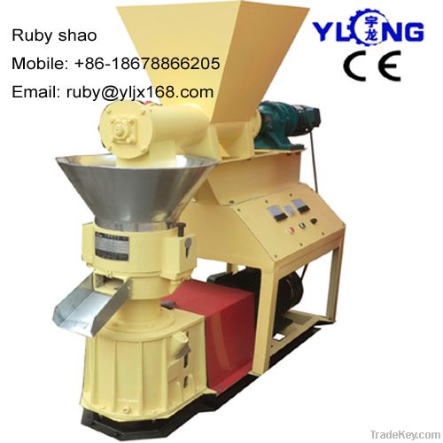 biomass flat die wood pellet mill/ pellet press (CE)