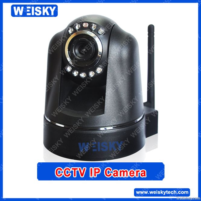 Wifi Wireless IP Camera with PT, Two-way audio, supports Mobile Phone