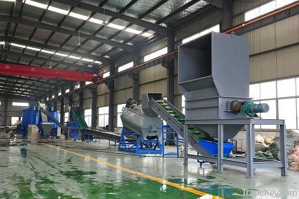 pet flakes washing and recycling machine line