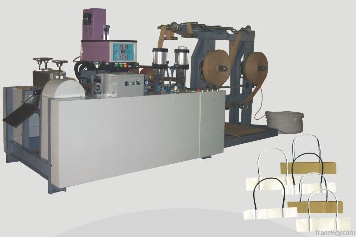 Paper bag handle making machine