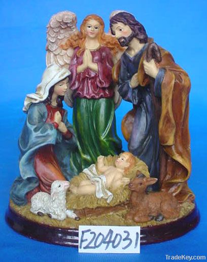 polyresin religious statue