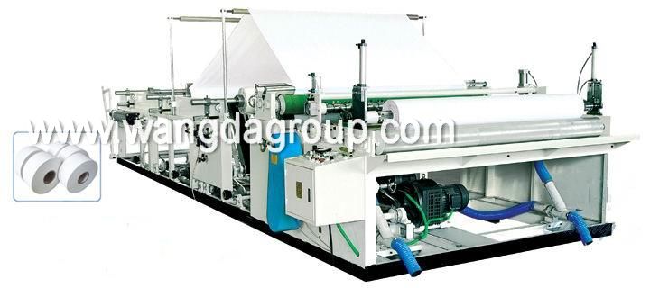 Toilet Paper Rewinding and Slitting Machine