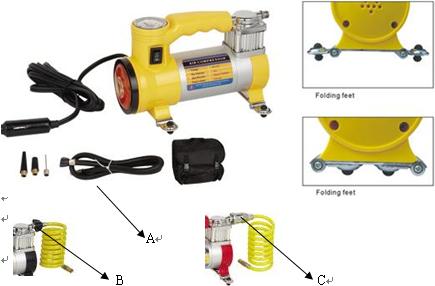 Hot sell handle air compressor