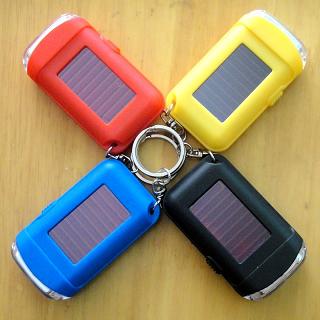 solar led keychain flashlight torch