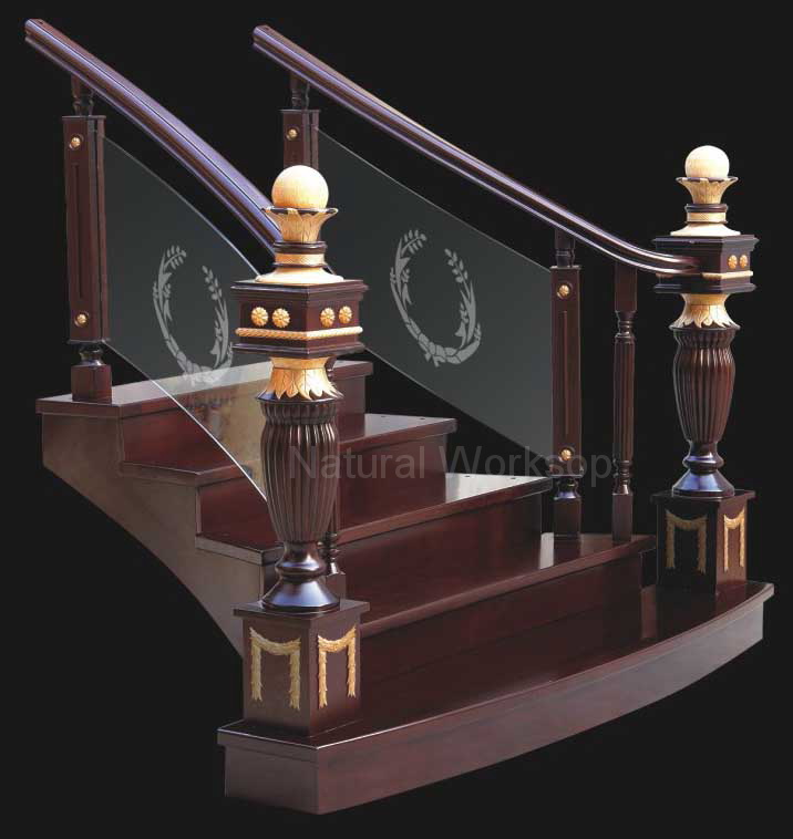 WOOD & GLASS HANDRAIL (YJ002)