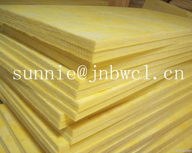 Hight density glass wool thermal insulation material Board