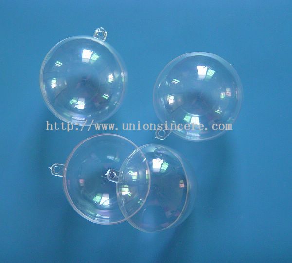 transparent  plastic  ball