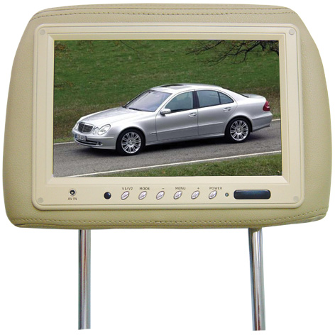 9&quot; Headrest TFT LCD Monitor with Pillow