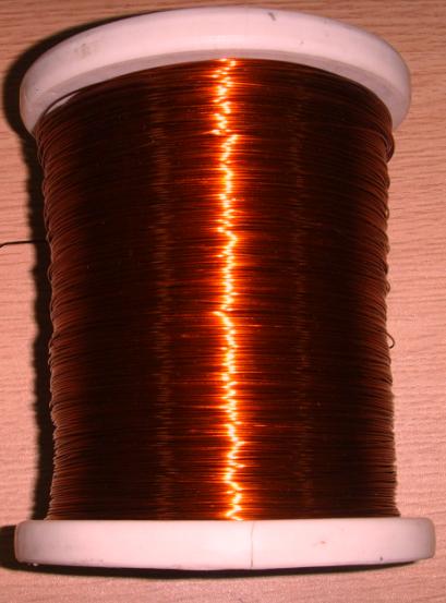 Enamelled round wire