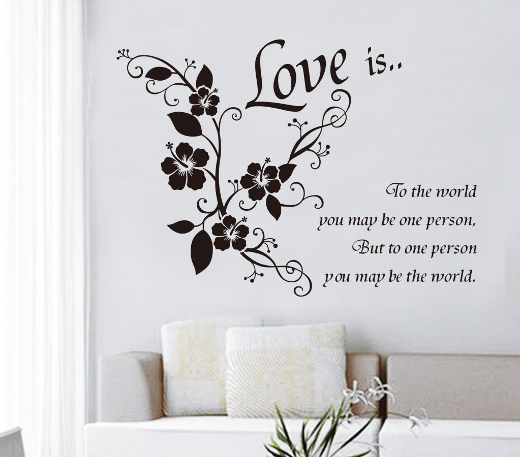 Love wall sticker