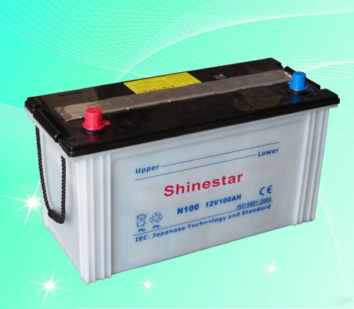 N100 12V100AH Dry Charged Battery