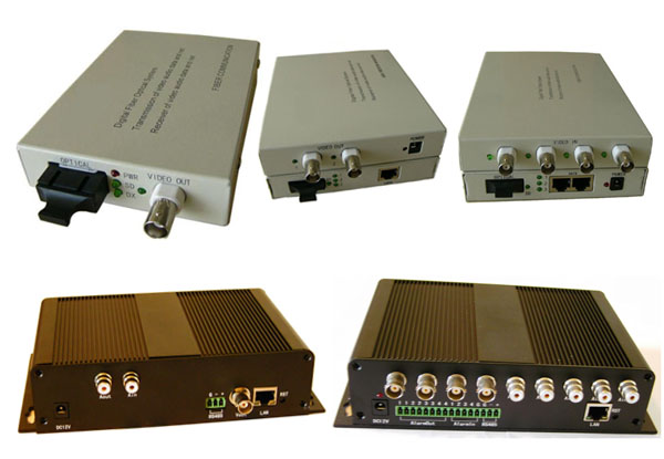 Digital Video Fiber Converter/Net Video Encoder