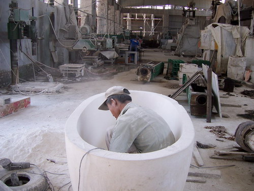 marble bathtub