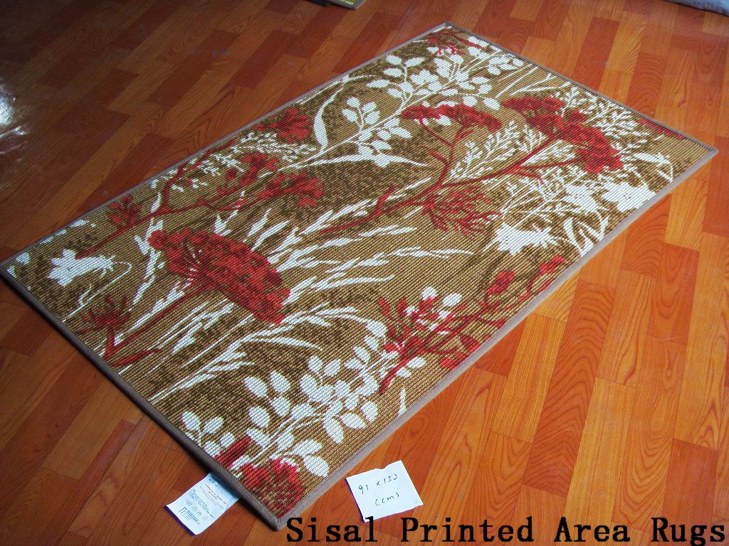 Sisal Printed Area Rugs