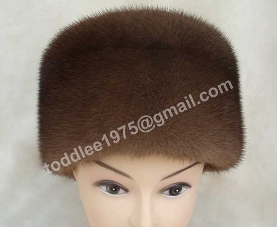 mink fur hat mink001