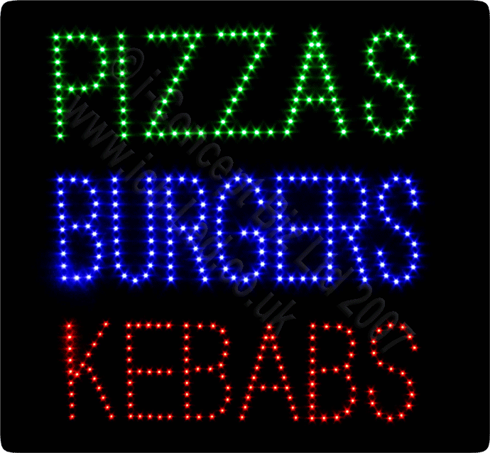 Led Sign Pizza