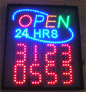 Led Sign numbers progammed