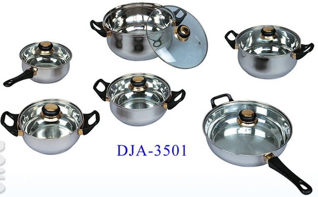 stainless steel cookware set