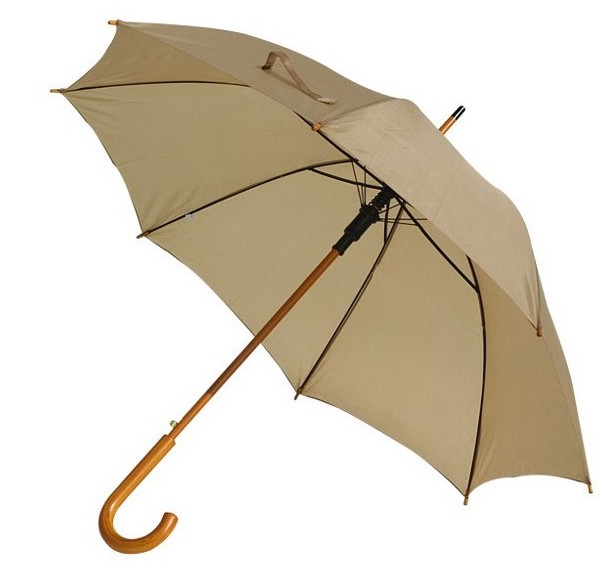 wooden shaft straight umbrella