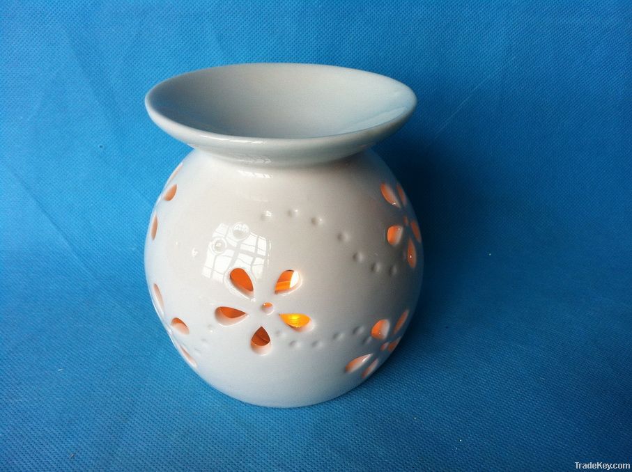 Porcelain glazed oil burner