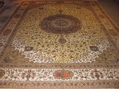 handmade silk carpet