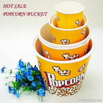 Hot sale 180oz popcorn bucket with logo printed