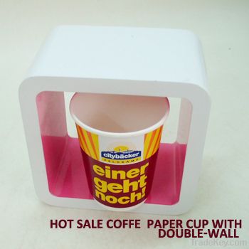 Double-Wall 8oz coffee Paper cup with High quality