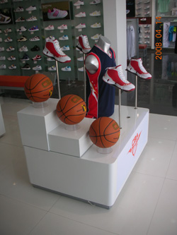 metal displays, acrylic displays, wood displays, store fixtures