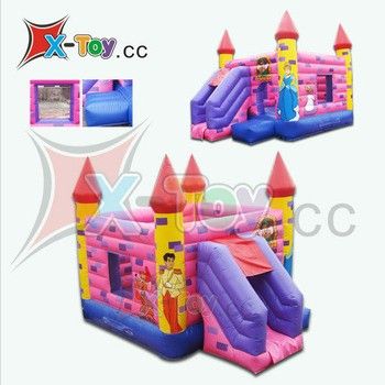 HOT Inflatable Princess Bouncy Castle Moonwalk