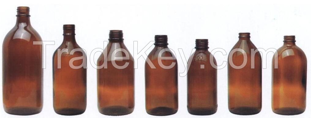 brown glass bottles