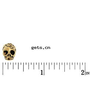 925 sterling silver bead, skull bead