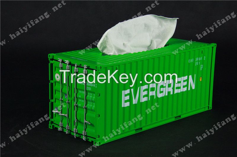 Tissue box Napkin box like Shipping Container Model /EMC model