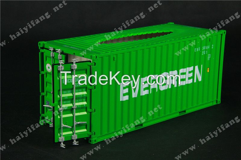 Tissue box Napkin box like Shipping Container Model /EMC model