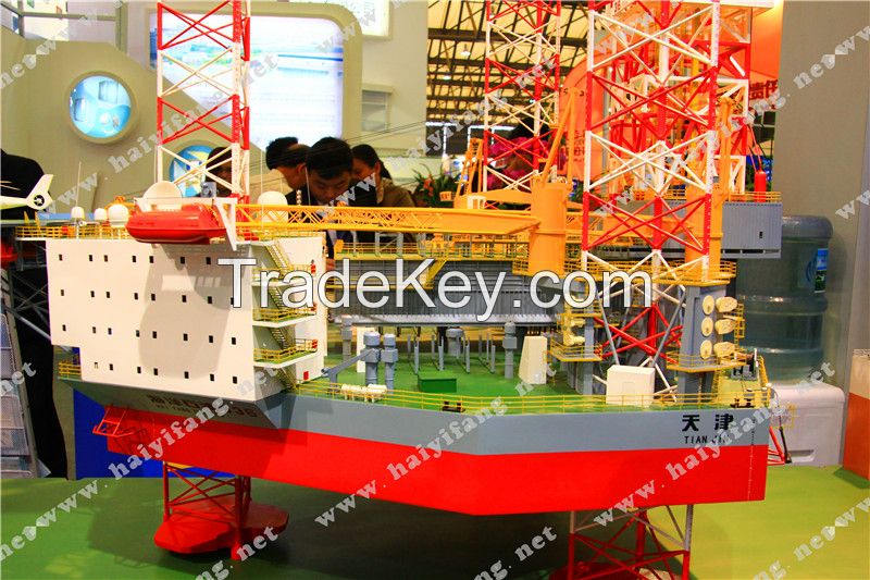 Simulation Model Of Offshore Oil Platform/terrace Model