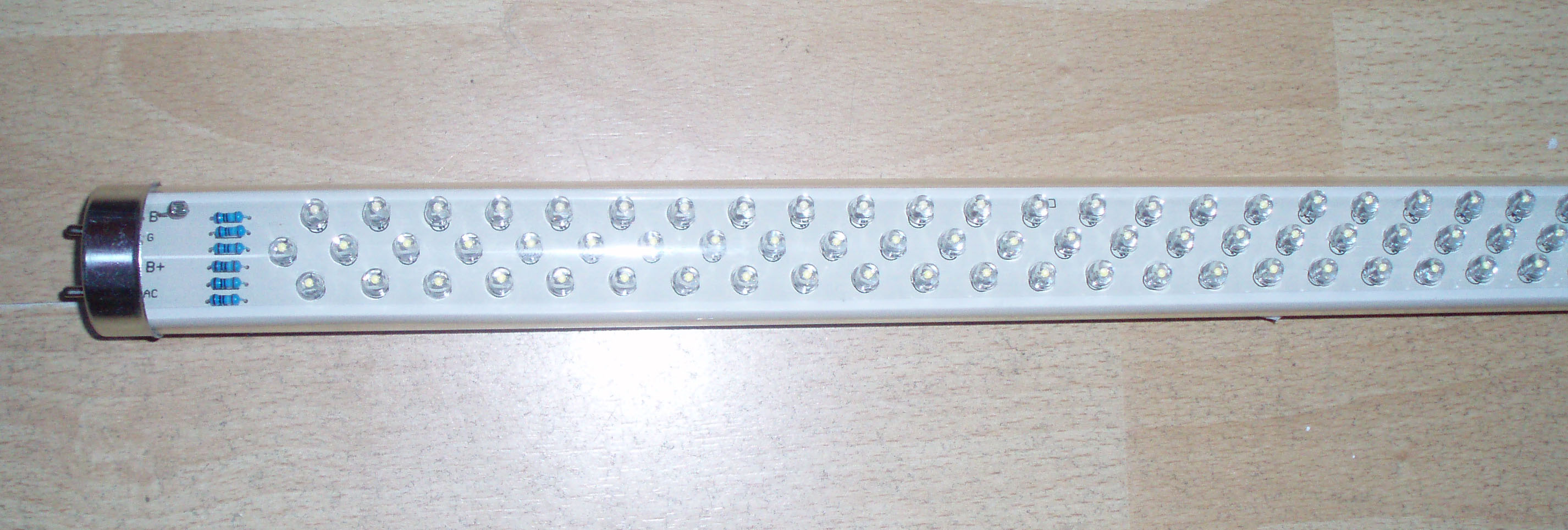 LED tube without starter and ballast