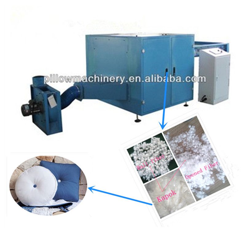 Automatic ball fiber pillow machine