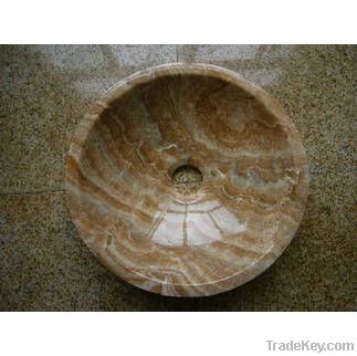 Brown Onyx Vessel Sink