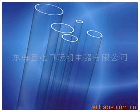 clear fused quartz glass tube