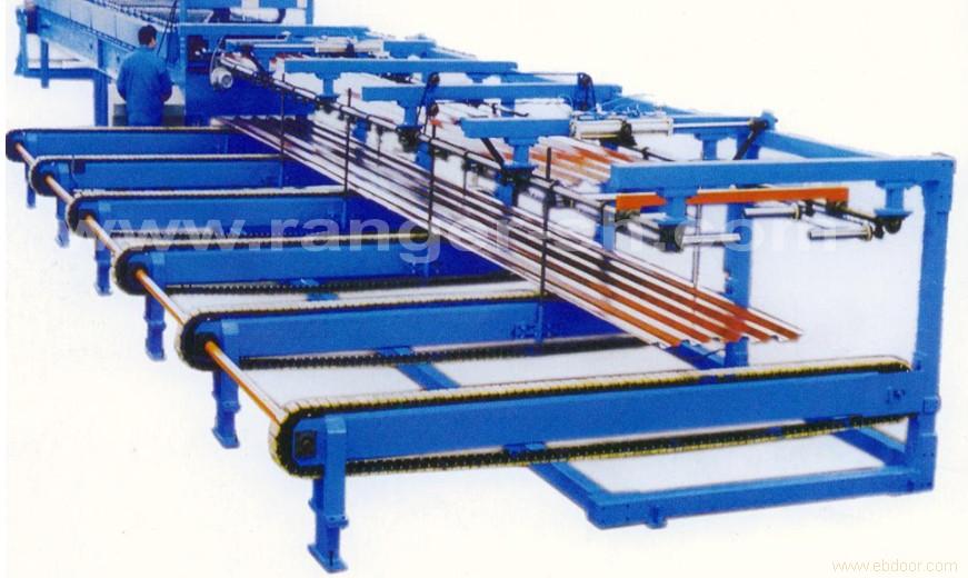 Auto stacker for roll forming machine subsidiary