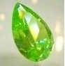 cubic zirconia stone, green stone