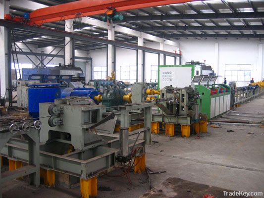 Wire ribbing machine