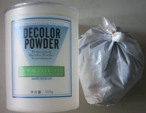 Hair Bleaching Powder (White and Blue)