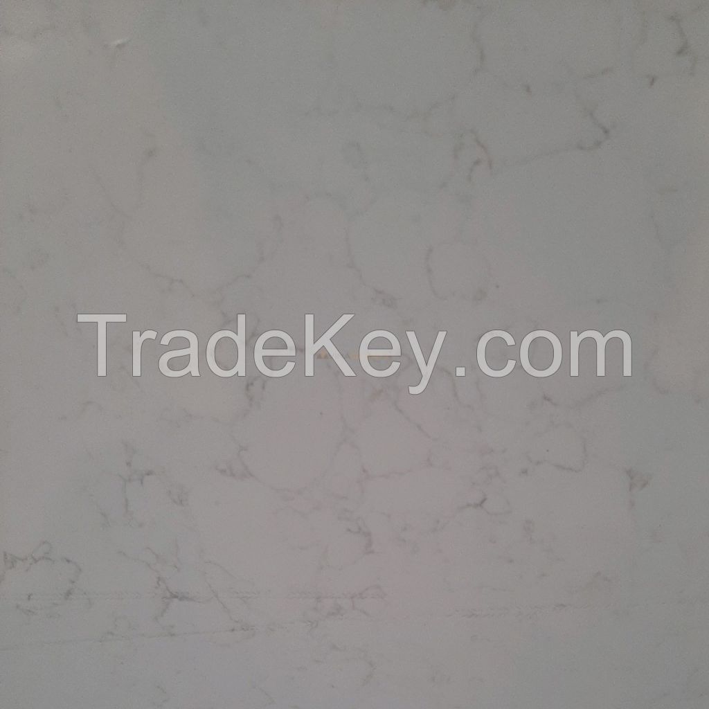 High Quality Quartz Solid Surface - Carrara Series