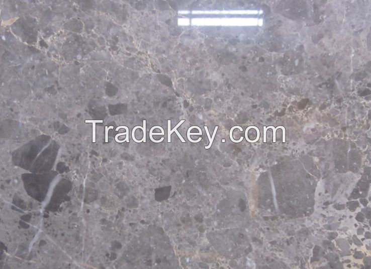 Chinese marbleGold Emperador grey marble tile slab countertop vanitytop