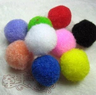 pompon, pom-pom, glitter pompons, ACRYLIC pompons