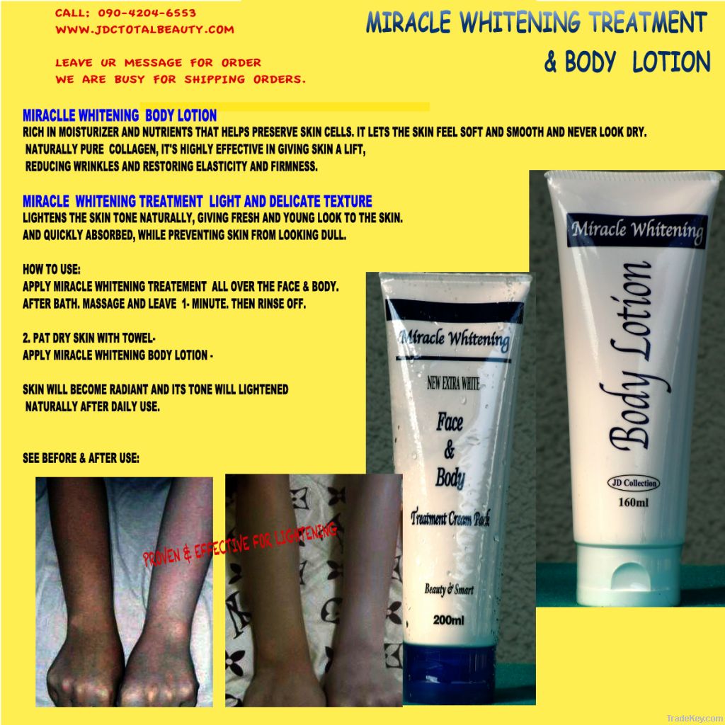 Miracle whitening treatment