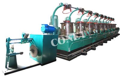 Straight line wire drawing machine