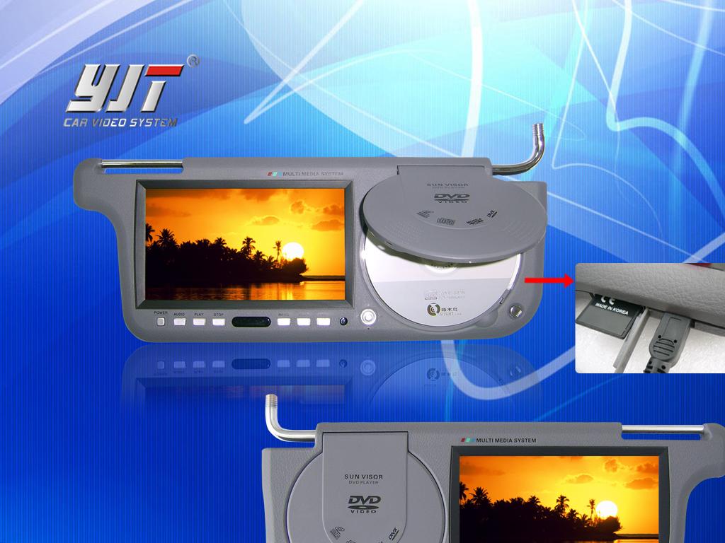 sun visor DVD player