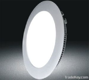 LED panel light with round one and square one square LED panel light